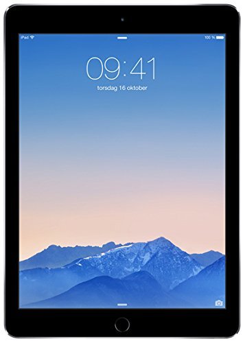 Apple iPad Air 2 128GB Wi-Fi + Cellular Unlocked Tablet - Space Grey (Renewed/Refurbished) - Perfect for Work, Travel & Entertainment