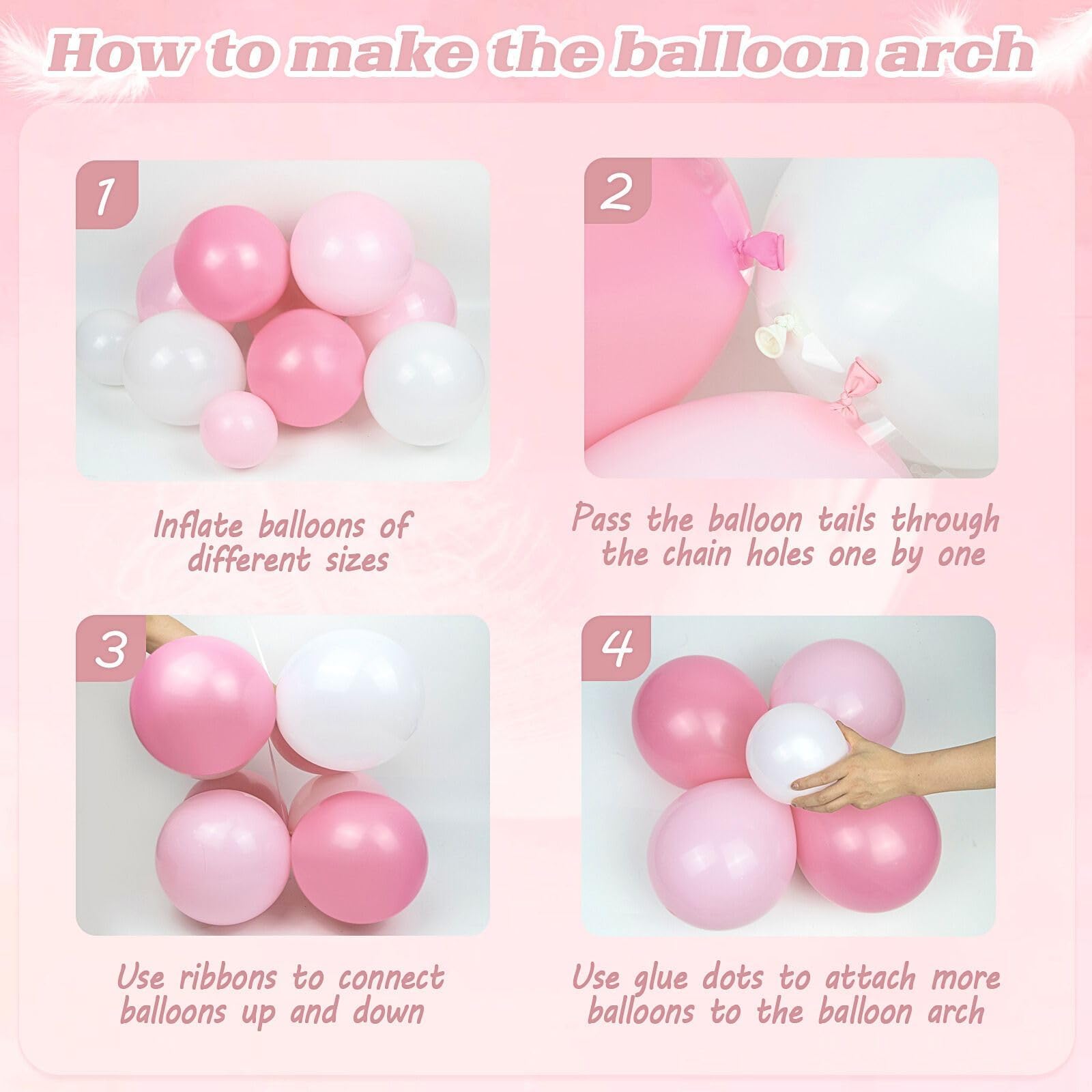 Elegant Pink Bow Birthday Decorations for Women - Light Pink Balloons, Fringe Curtains & Happy Birthday Banner | Perfect for Bow-Themed Coquette Parties, Bridal Showers & Adult Birthday Celebrations
