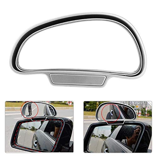Car Blind Spot Mirror - Wide Angle Adjustable Convex Clip-On Mirror for Enhanced Rear View Safety (Left/Right) | Perfect for Parking, Lane Changing & Safe Driving