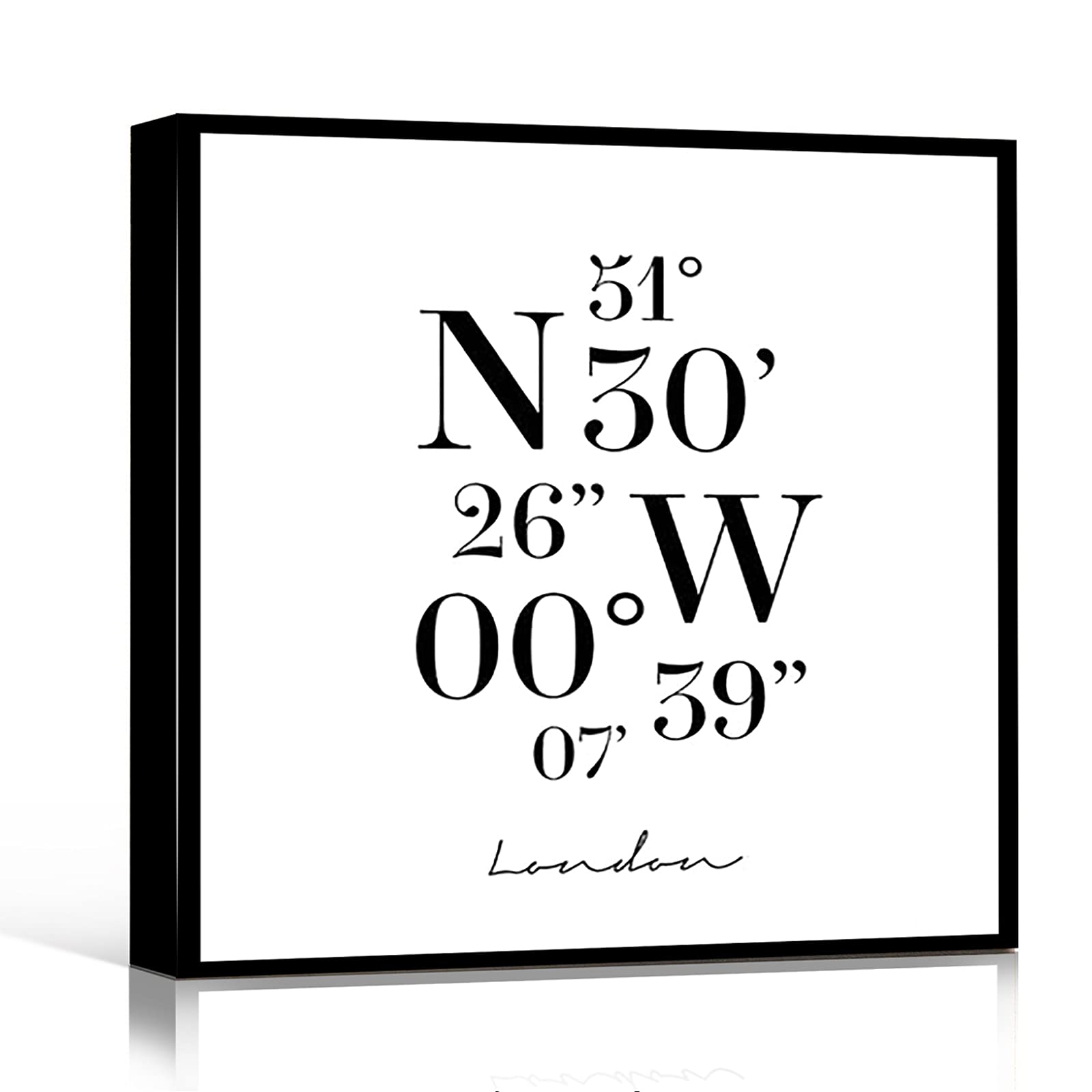 Inspirational 'Be Strong and Courageous' Wall Art Canvas - Abstract Typography Framed Print 12