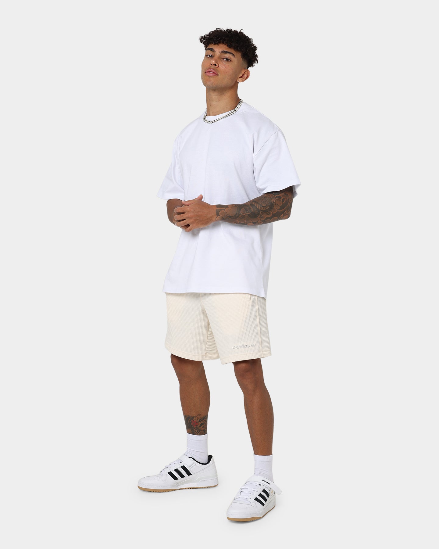 Adidas Waffle Running Shorts for Men - Wonder White - Lightweight Athletic Shorts for Jogging, Gym & Workout - Comfortable Training Shorts with Quick-Dry Fabric