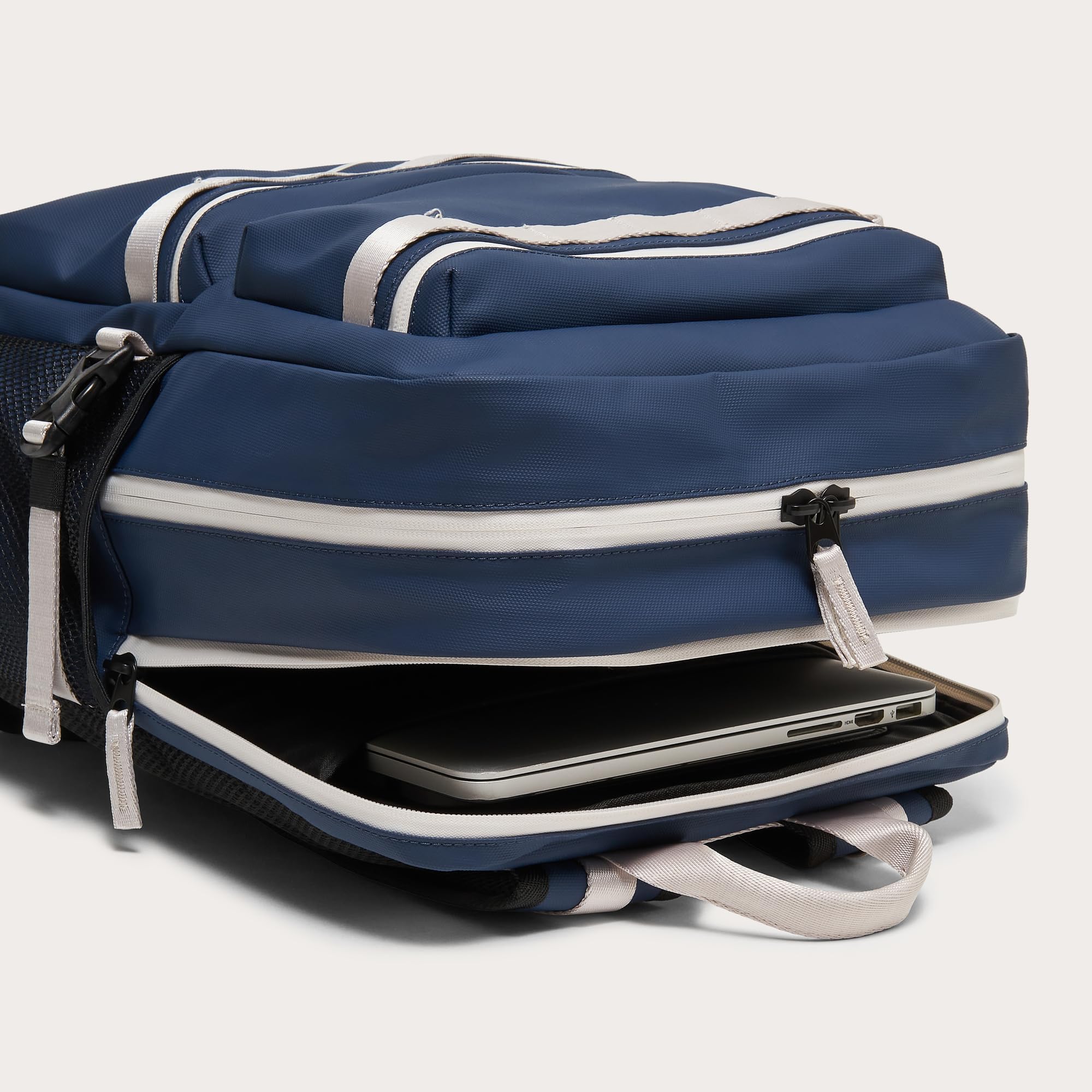 Rover Laptop Backpack for Men & Women - 15.6 Inch Waterproof Business Backpack with USB Charging Port - Durable Travel Backpack for Work, School, College & Commuting - Team Navy