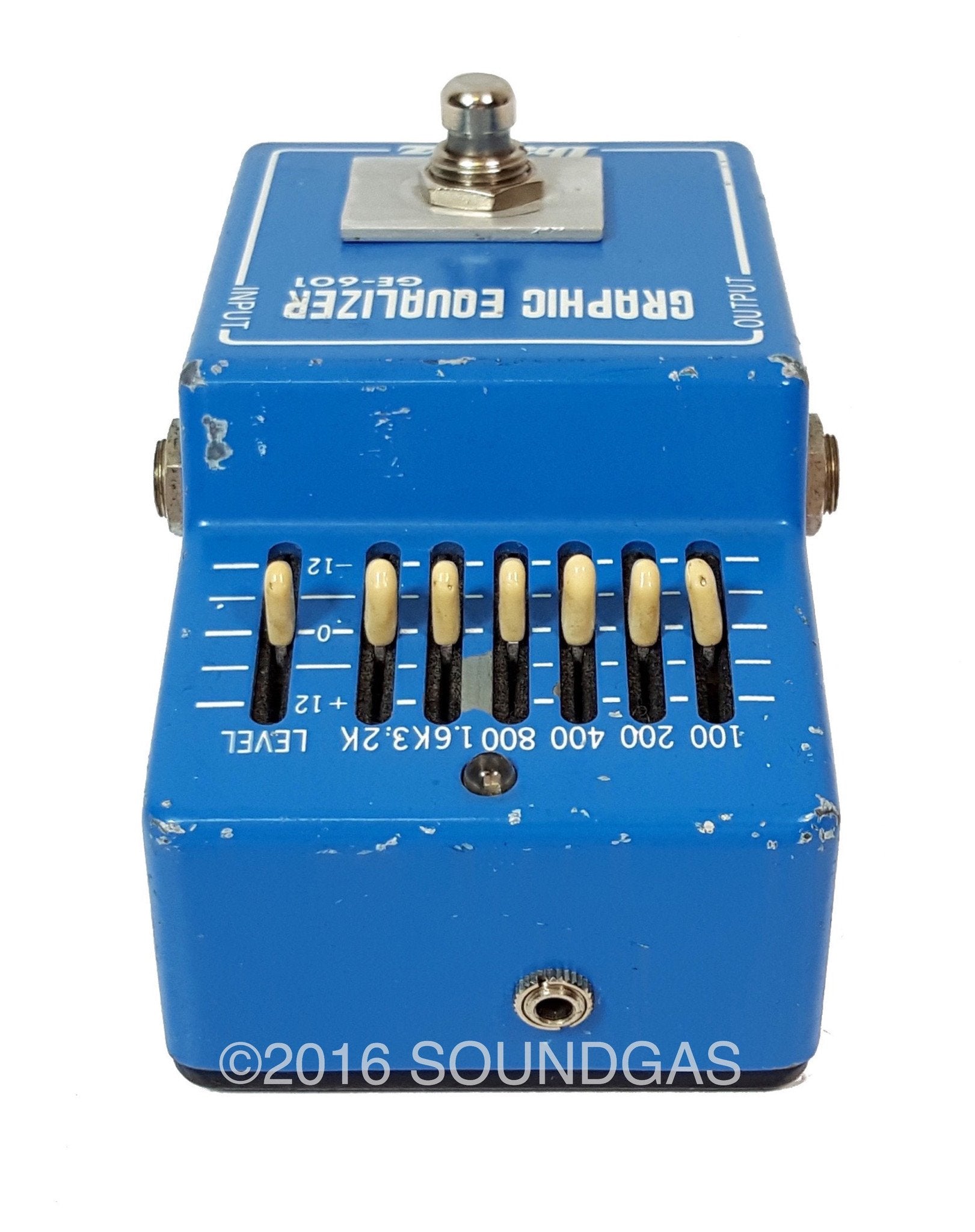 Ibanez GE 601 7-Band Graphic Equalizer Pedal for Guitar & Bass - Professional Audio Effects for Live Performance & Studio Recording