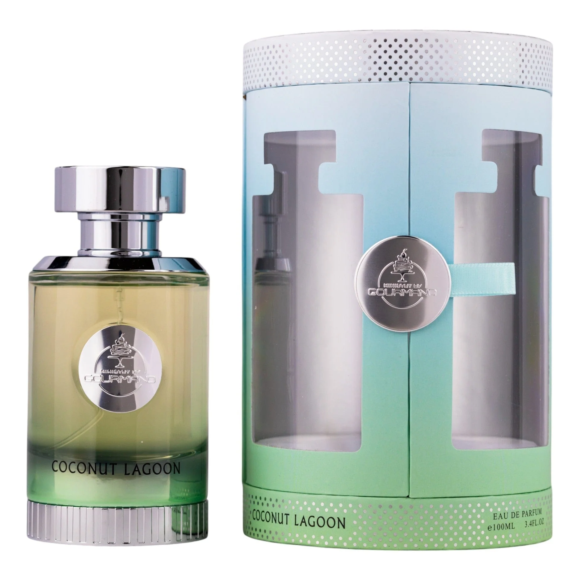 Paris Corner Coconut Lagoon Eau de Parfum 100ml - Tropical Floral Scent for Women, Perfect for Summer & Beach Vacations