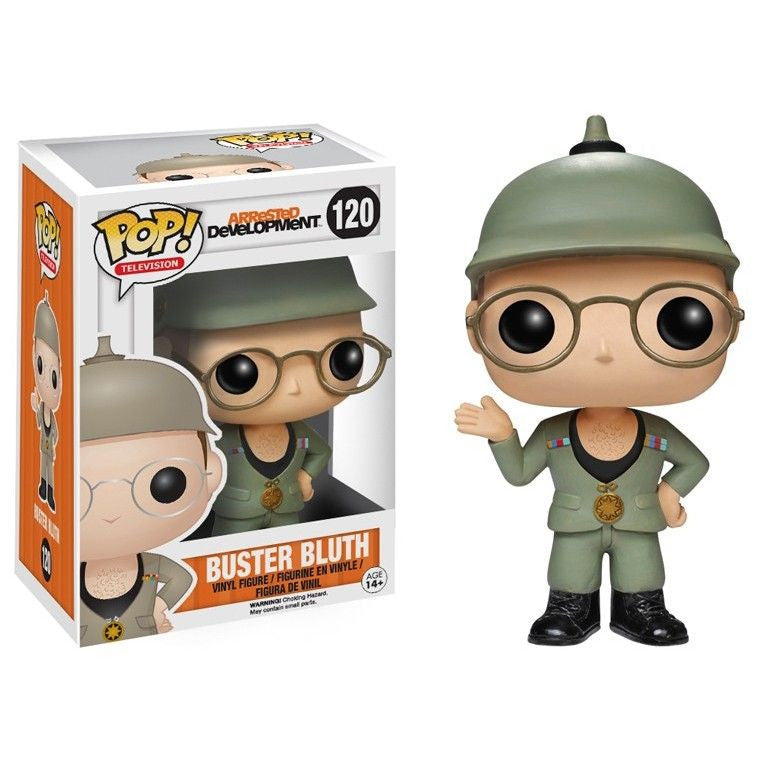 Arrested Development Pop! Vinyl Figure - Good Grief Buster Bluth Funko Pop #120 | TV Show Collectible for Fans & Decor | Perfect for Office, Shelf Displays & Gifts