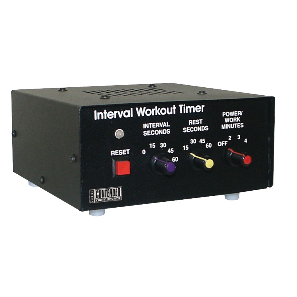 Contender Fight Sports Interval Timer - Boxing, MMA, HIIT Workout Timer for Training & Fitness - Perfect for Gym, Home, and Martial Arts Practice