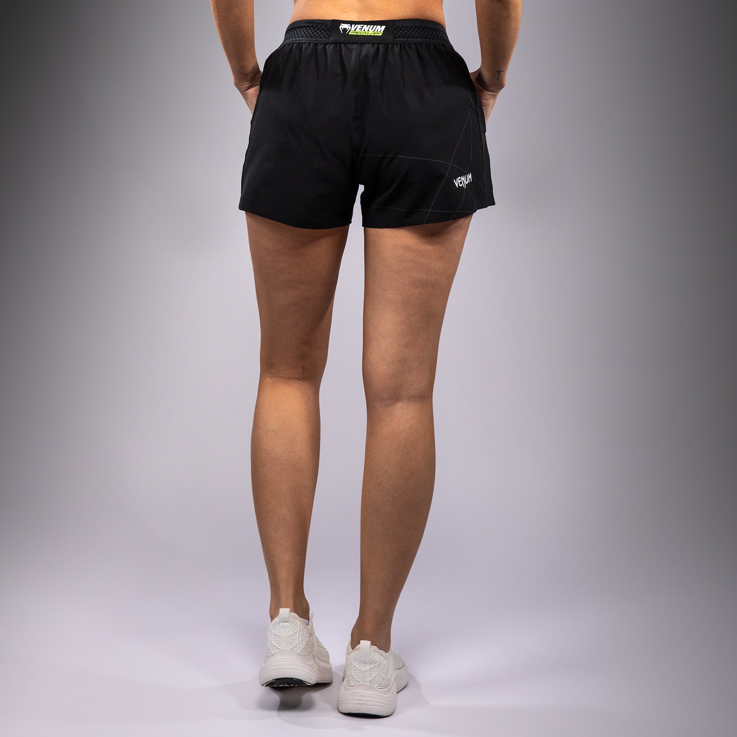 Venum Training Camp 4.0 MMA Workout Shorts - Black & Neon Green for Men | High-Performance Combat & Gym Training Apparel