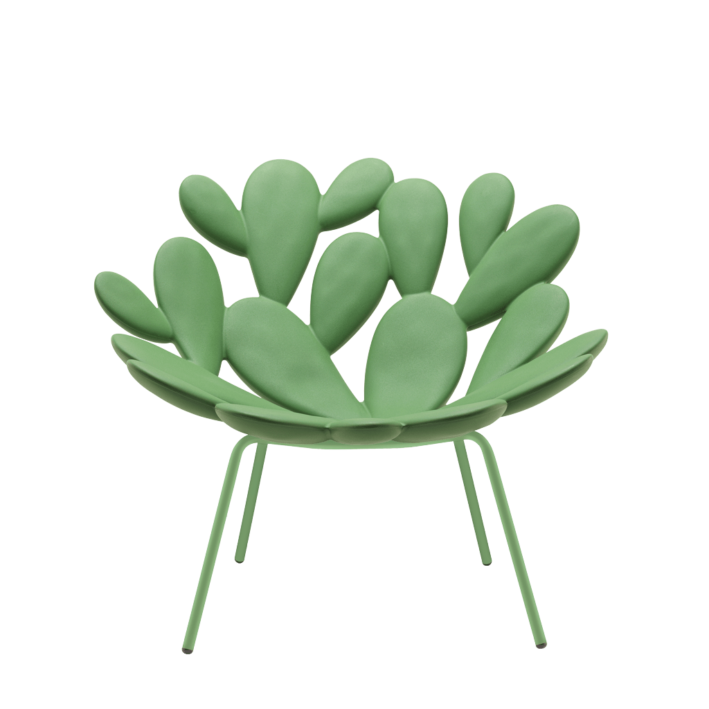 Qeeboo Filicudi Armchair - Modern Designer Chair for Living Room, Lounge & Office - Stylish Seating for Home Decor & Interior Design