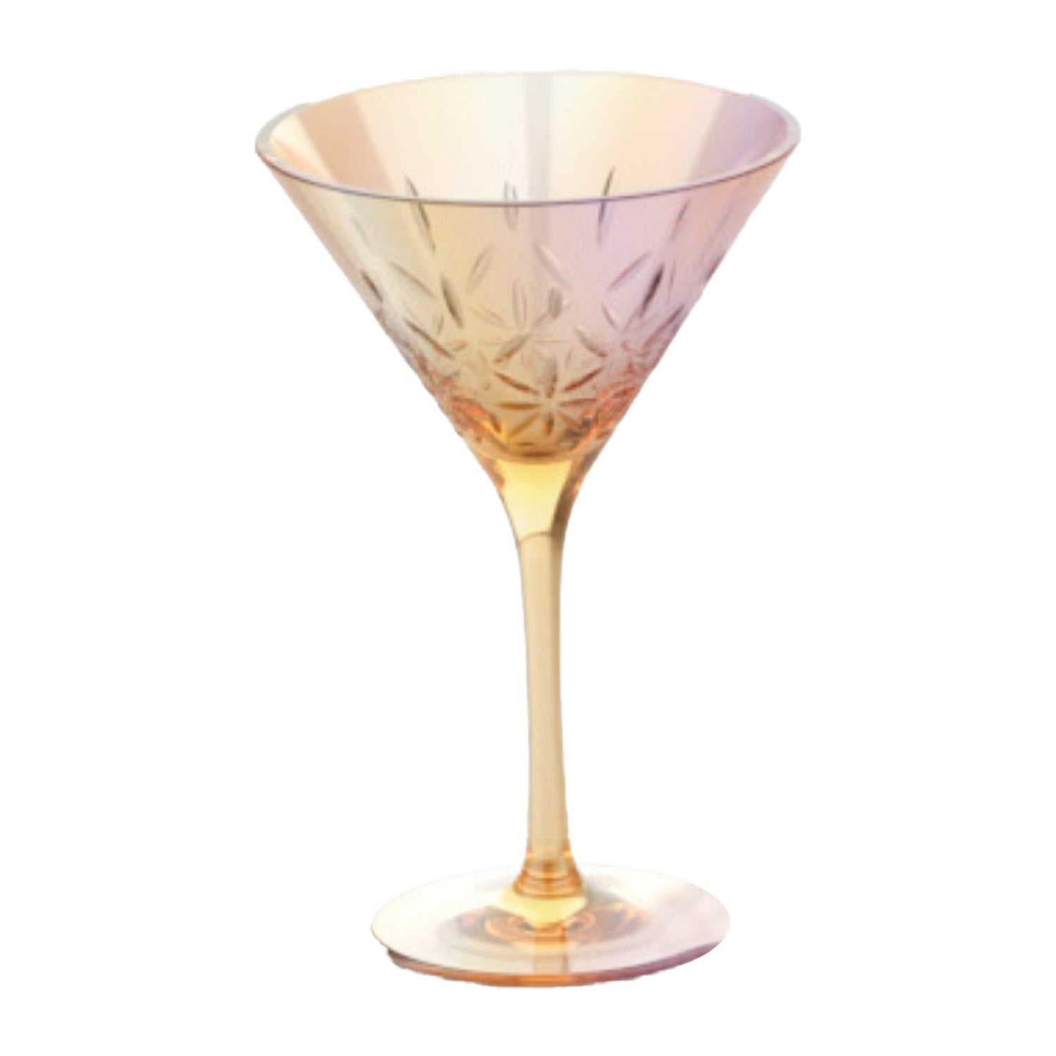 Classic Gold Martini Glass Set - 8 Oz Elegant Cocktail Glasses for Parties, Weddings & Home Bar Decor