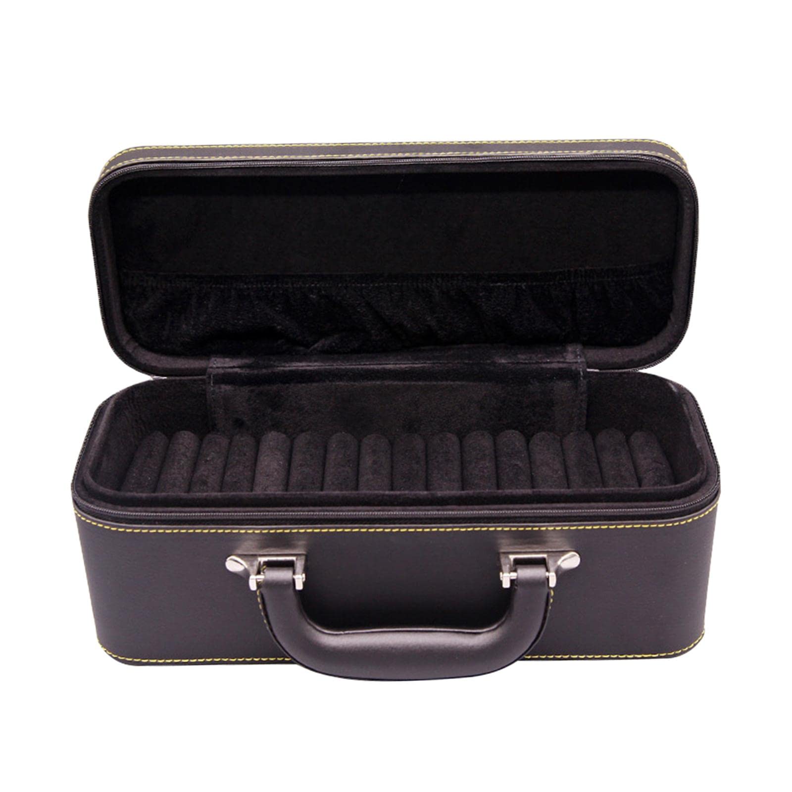 Fancyes Portable Jewelry Organizer Box - Travel Bracelet Storage Case with Handle for Rings, Bangles & Bracelets - Perfect for Wedding, Birthday Gifts & Market Vendors | Compact Jewelry Display & Protection Solution