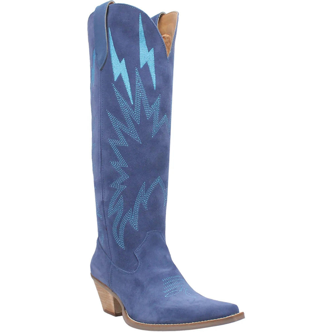 Thunder Road Genuine Leather Boots for Men - Premium Blue Cowhide Motorcycle Boots - Perfect for Riding, Outdoor Adventures & Casual Wear