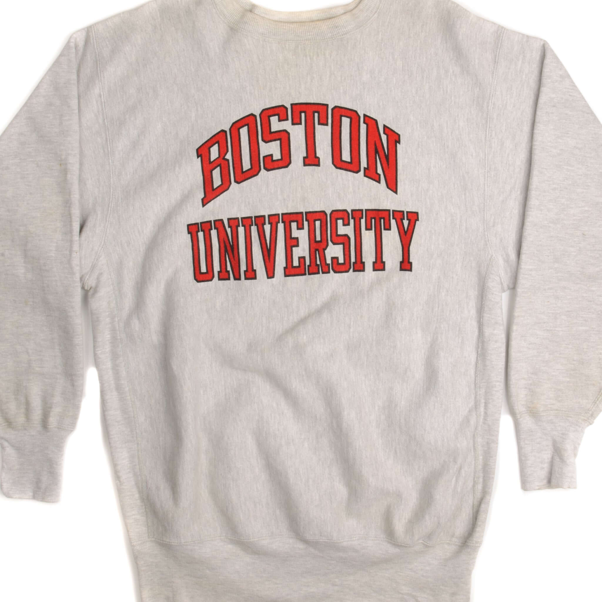 Vintage Champion Reverse Weave Boston University Sweatshirt 1990s XL Made in USA - Retro College Apparel for Men & Women, Perfect for Casual Wear, Sports Events and Vintage Fashion Collectors