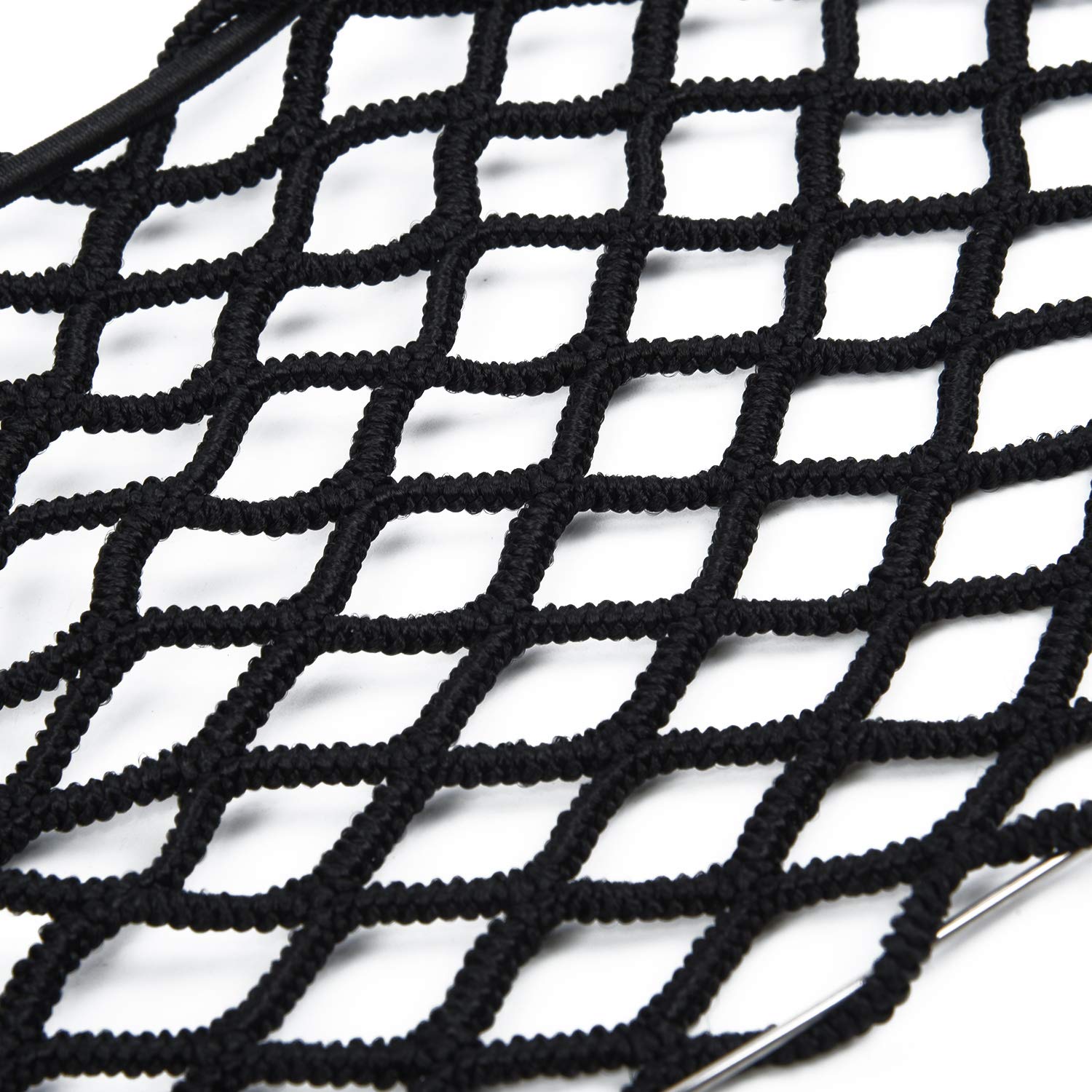 Benz Smart Fortwo 451 2009-2014 Tuck Net String Bag Pocket - Black Car Accessories | Perfect for Organizing Small Items in Your Smart Car