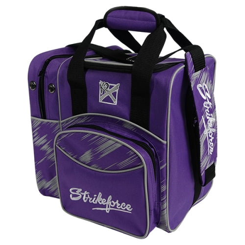 KR Strikeforce Flexx Single Tote Bag - Purple & Silver Color | Durable Gym Bag for Workouts, Yoga, Travel & Everyday Use