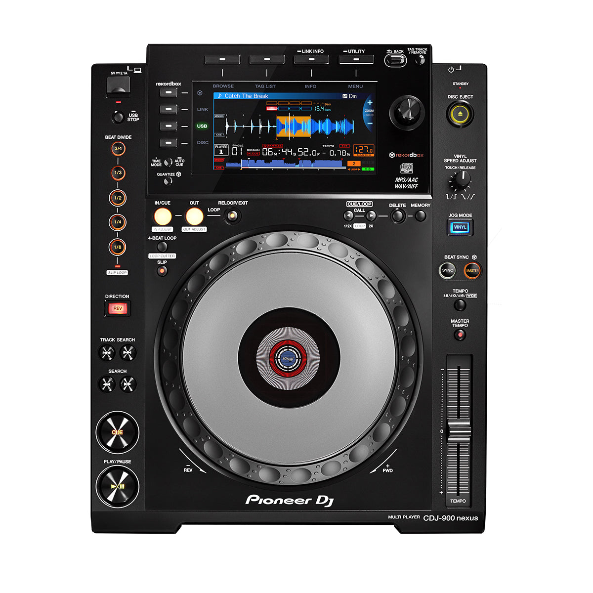 Pioneer DJ CDJ-900NXS Professional DJ Multi Player with Disc Drive - Perfect for Clubs, Events & Live Performances
