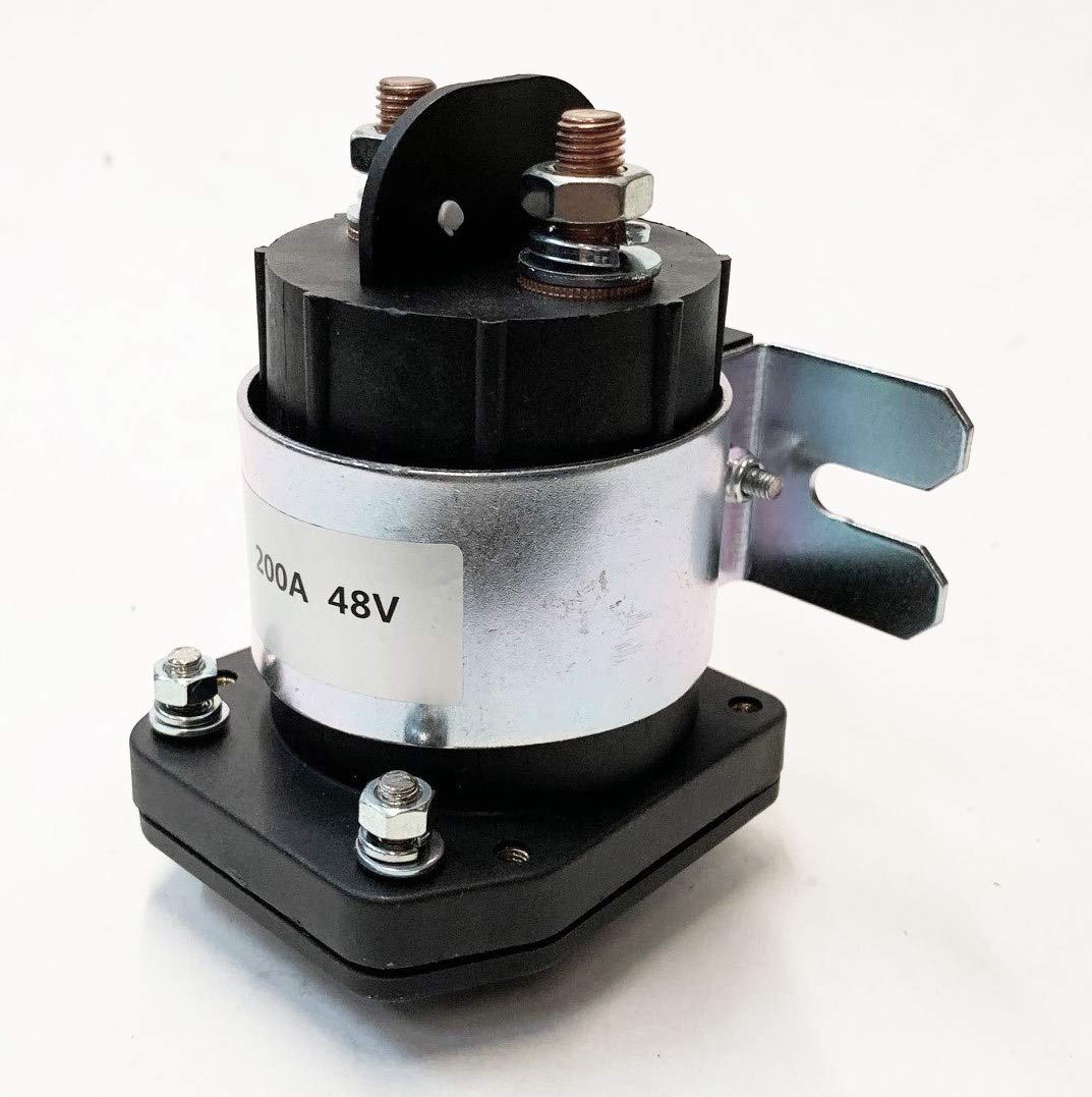 48V 48 Volt 200 Amp Solenoid Relay 4 Terminal - Replacement for Trombetta 114-4811-020 - Ideal for Golf Carts, Electric Vehicles, and Heavy Duty Industrial Equipment