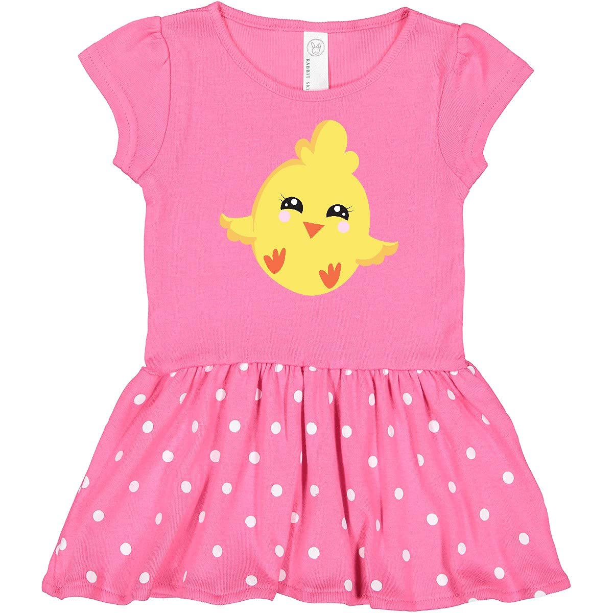 Inktastic Adorable Baby Chicken Print Infant Dress - Cute Chick Outfit for Girls & Boys - Perfect for Birthdays, Photo Shoots & Casual Wear