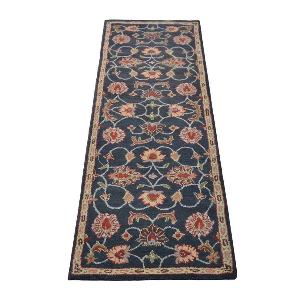 Baluchi Hand Tufted Rug - Authentic Afghan Wool Carpet for Living Room & Bedroom Decor - Perfect for Boho, Traditional & Modern Home Style
