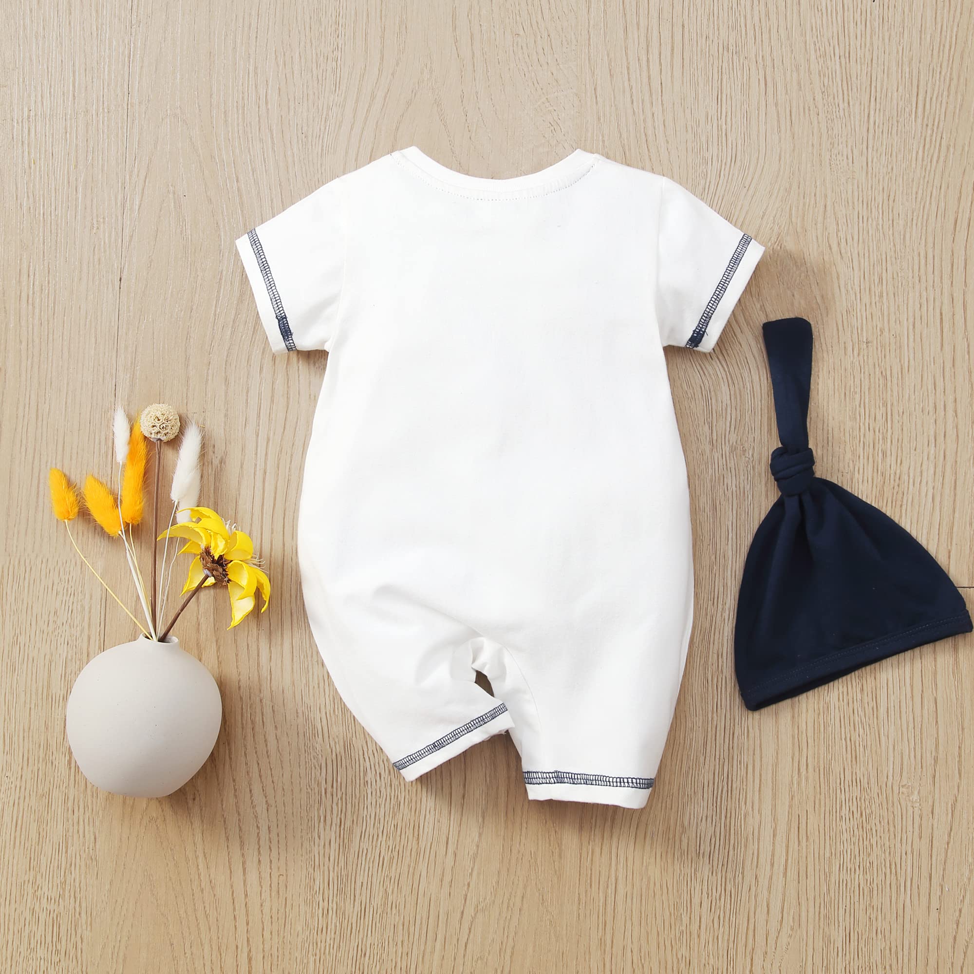 Baby Boy & Girl Cotton Birthday Outfits - Cute Hippo Print Unisex Bodysuit 0-24 Months | Newborn I Love Mom Onesie | Perfect for First Birthday Photos & Family Matching Outfits