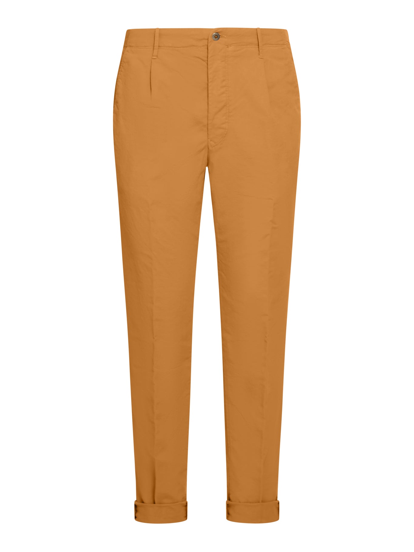 Incotex Slim Fit Trousers in Nude Neutrals - Medium Burnished Finish | Premium Office & Casual Wear for Men