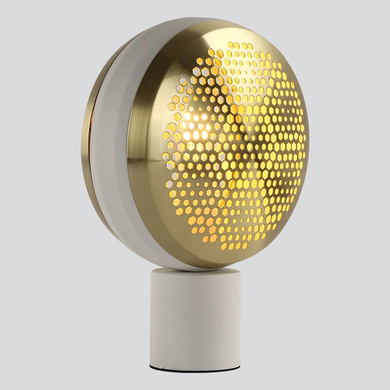 Modern Gringo Table Lamp - Stylish LED Nightstand Light for Bedroom, Living Room & Office - Adjustable Brightness & Warm White Light - Perfect for Reading, Relaxing & Decor