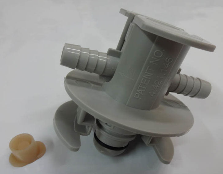 BAG IN BOX SYRUP GREY GENERIC DISCONNECT - Food Grade Dispensing System for Beverage & Bakery Industry