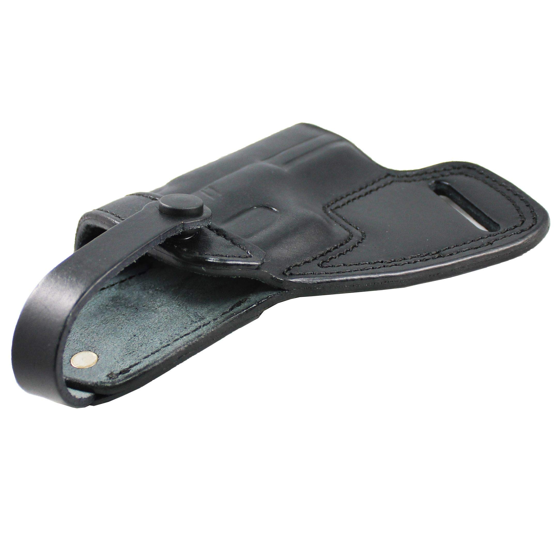Handmade Leather Small of Back (SOB) Gun Holster with Retention Strap - Concealed Carry for Comfort & Security | Perfect for Hiking, Hunting & Everyday Protection
