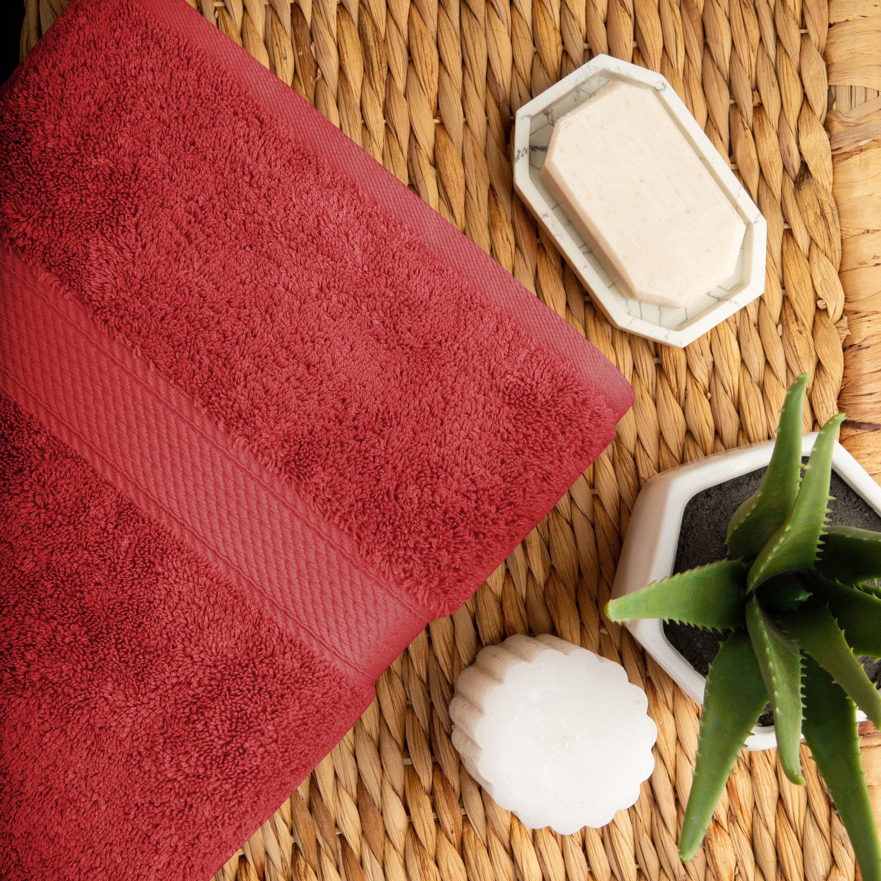 Premium 100% Egyptian Cotton Plush Heavyweight Luxury Bath Towel Set of 6 - Ultra Soft & Absorbent for Spa, Hotel & Home Use