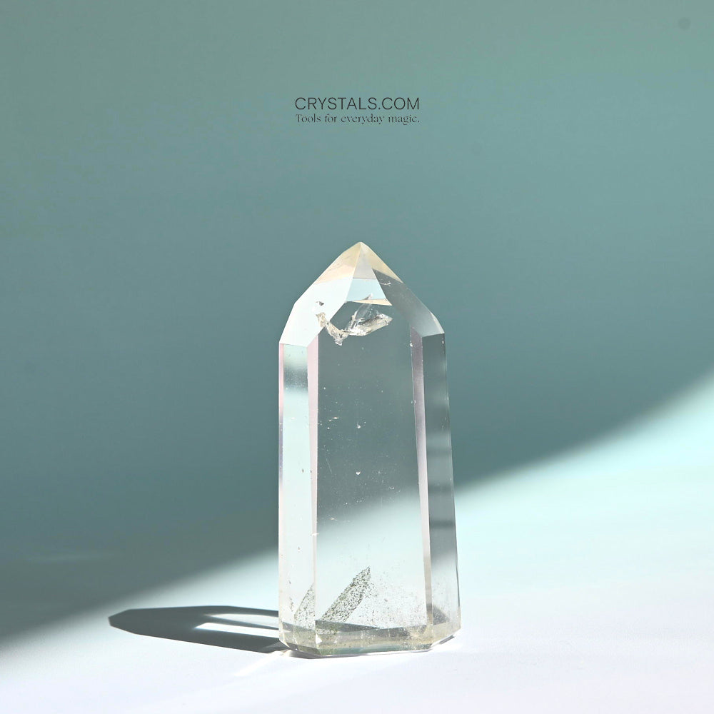 Natural Clear Quartz Crystal Point - Healing Stone for Meditation, Energy Cleansing & Chakra Balancing | Perfect for Home Decor, Yoga & Spiritual Practices