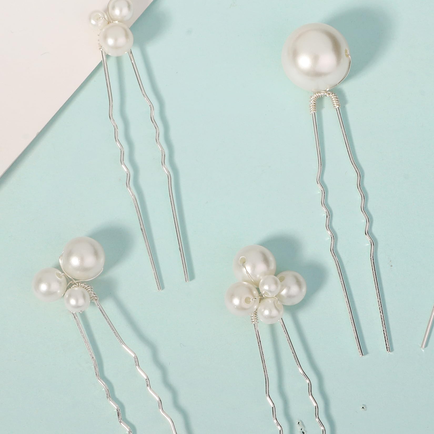 18-Piece Silver Bridal Hair Pin Set - Wedding Hair Accessories for Bride & Bridesmaids | Perfect for Weddings, Prom & Special Occasions