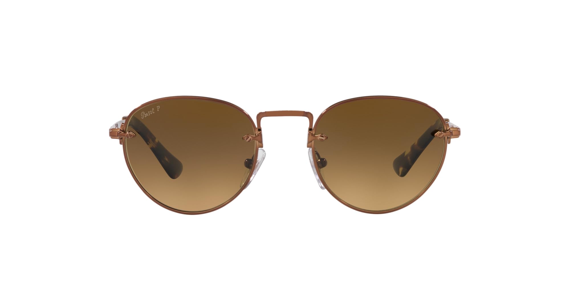 Persol PO2491S Round Sunglasses for Men & Women - Classic Vintage Style UV Protection - Perfect for Driving, Travel & Outdoor Activities