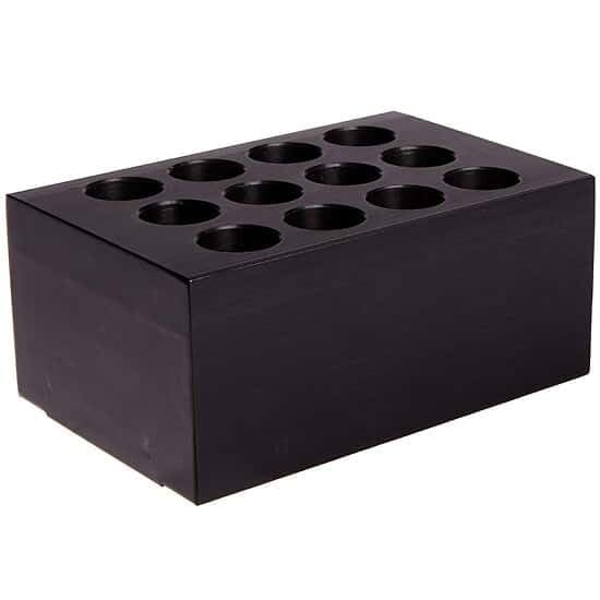 Cole-Parmer Aluminum Test Tube Blocks for 12 x 15/16mm ID Tubes - Durable Lab Equipment for Scientific Experiments & Research