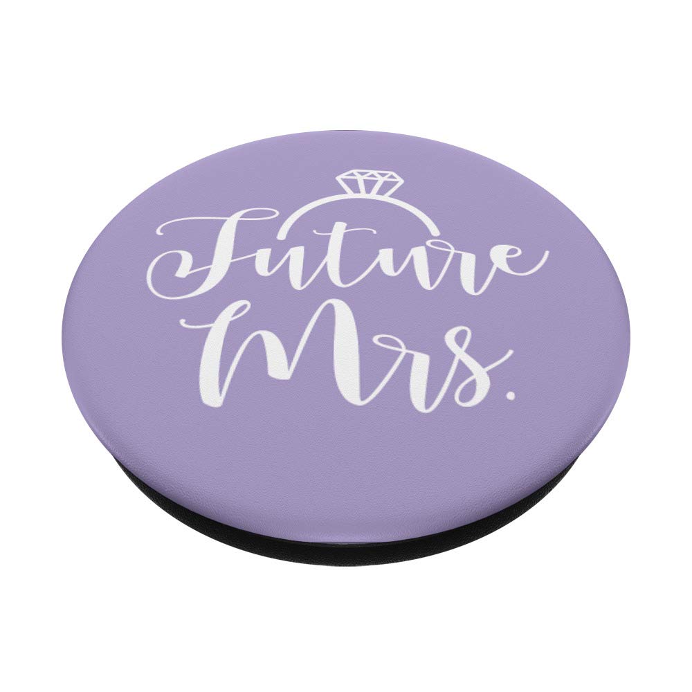 Light Purple PopGrip for Phones - Swappable Ring Holder for Newly Engaged - Perfect for Wedding Planning