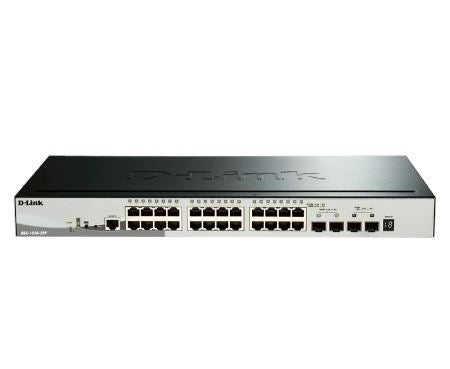 D-Link DGS-1510-28P 28-Port Gigabit Stackable Smart Managed Switch with 10G Uplinks - Ideal for Small Business Networks, Office IT Infrastructure & Data Center Connectivity