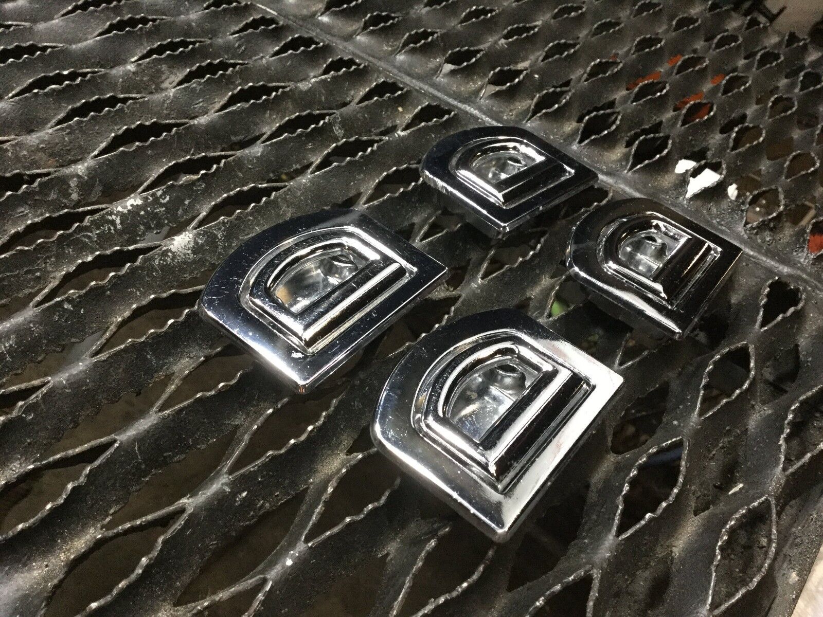 05-08 Audi A4 Rear Trunk Cargo Hook Set of 4 - OEM Replacement Parts - Perfect for Securing Groceries, Luggage & Sports Equipment