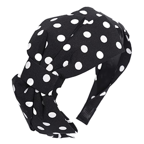 LCSD Classic Plaid Fabric Bow Wide Headband for Women - Fashion Hair Accessories & Hairbands for Everyday Wear, Parties, and Special Occasions