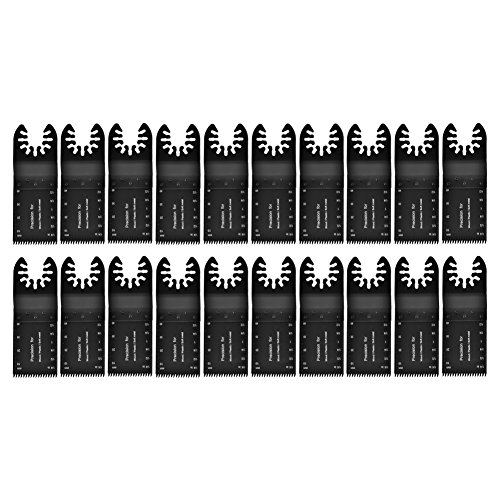 20PCS 32mm HSS Oscillating Saw Blades - Multi-Purpose Universal Fit for Wood & Plastic Cutting - Perfect for DIY Projects, Home Renovation and Woodworking