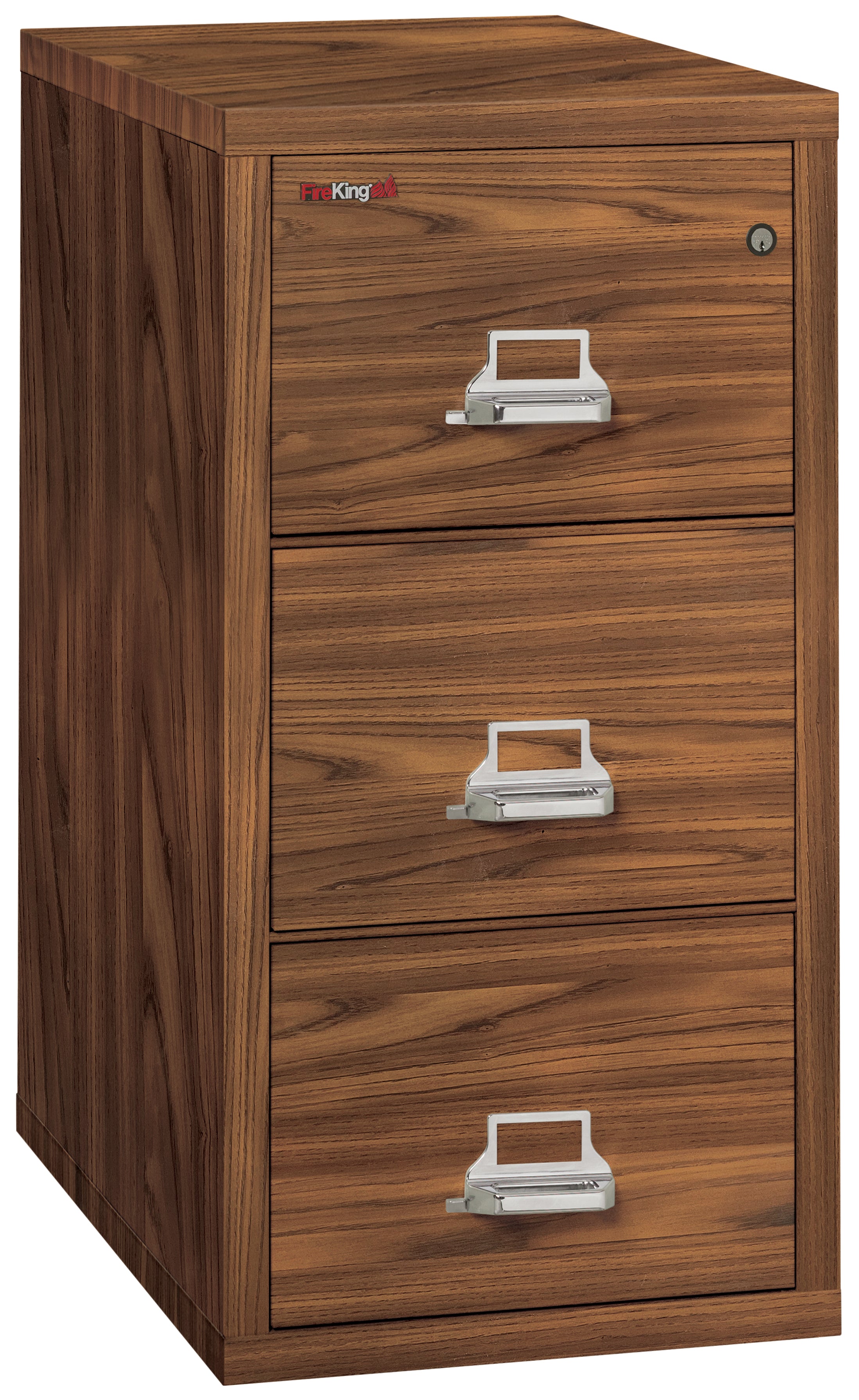 FireKing 3-Drawer Fireproof File Cabinet - Premium Steel Security Safe for Documents & Files - Office & Home Use