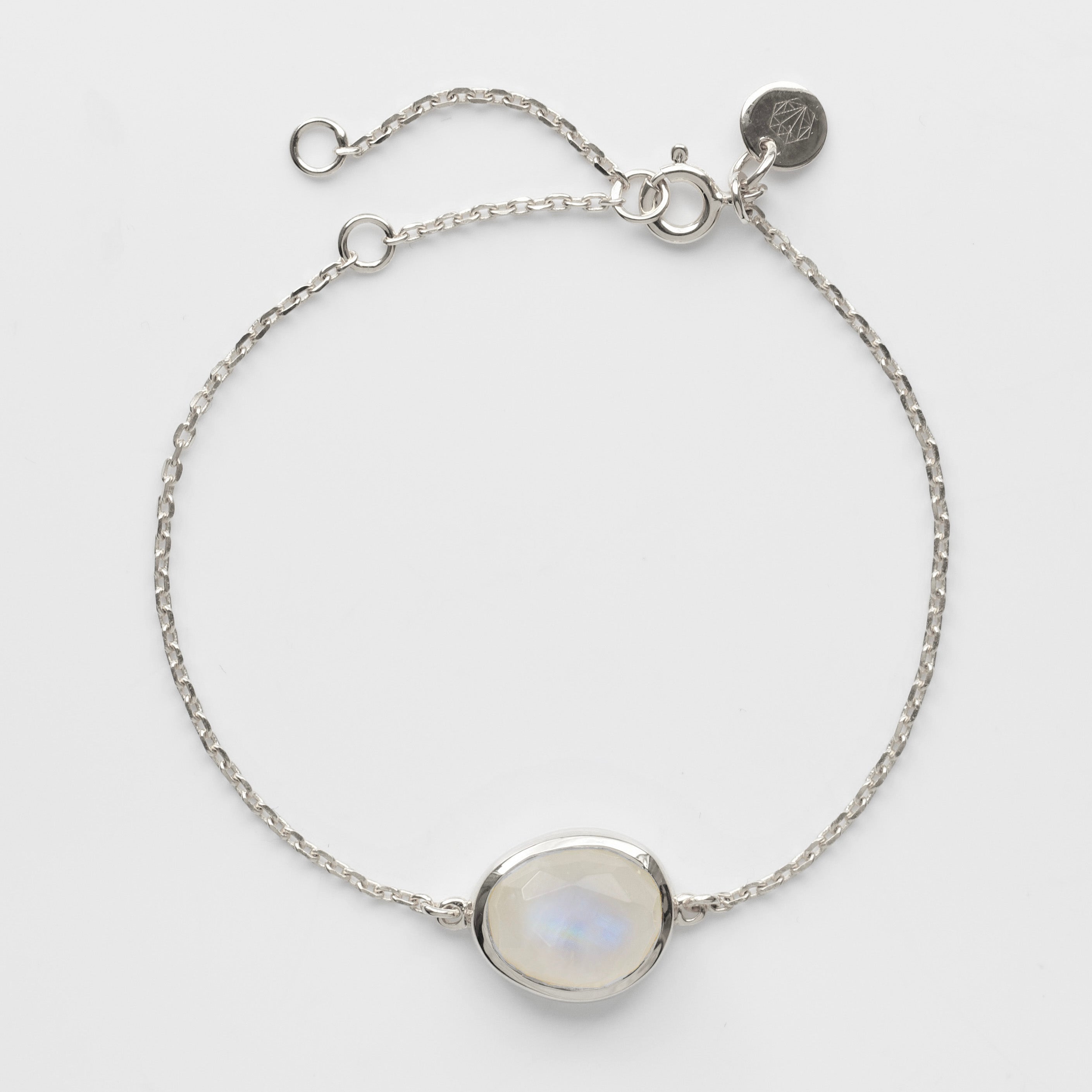 Moonstone Bracelet for Women - Genuine Semi-Precious Stone Jewelry - Perfect for Yoga, Meditation & Boho Fashion