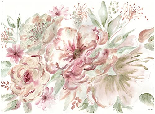 Rose Gold Floral Landscape