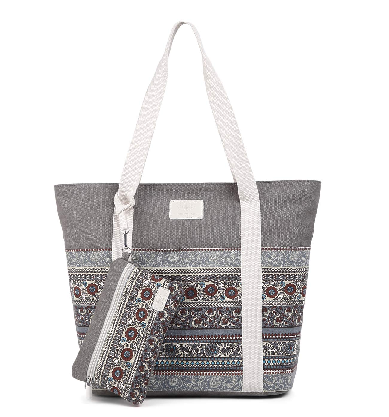 Stylish Wxnow Canvas Tote Bag for Women - Durable Top Handle Satchel Shoulder Purse - Perfect for Work, Shopping & Travel Accessories