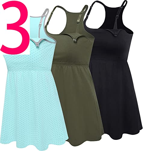 Black+mint Green Dot+army Green 3pack
