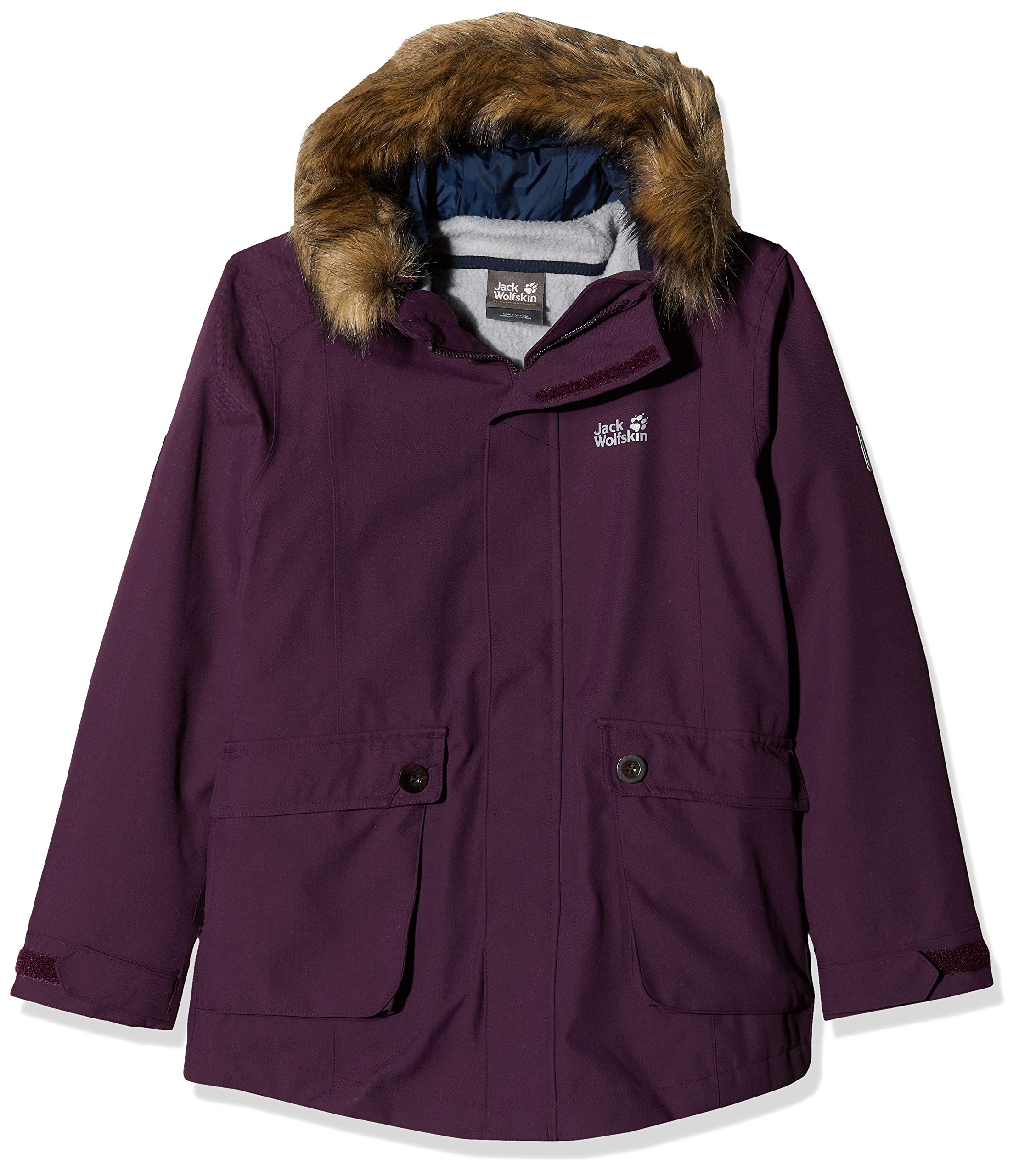 Jack Wolfskin Boys' Waterproof Winter Jacket - Lightweight Insulated Outdoor Coat for Hiking, Skiing & Cold Weather Adventures