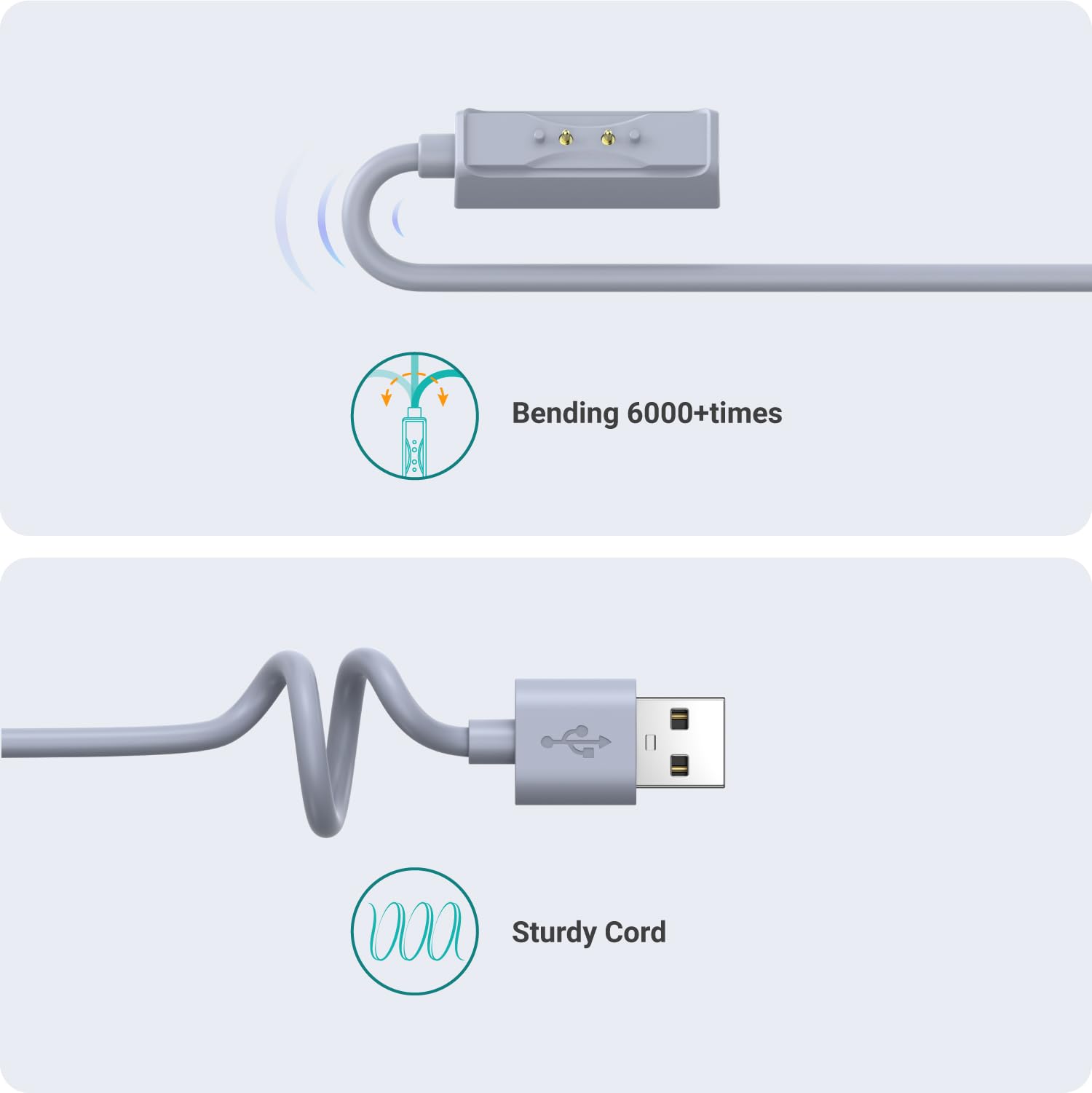 TUSITA Replacement Charger for COROS Heart Rate Monitor - 1M Cable Length | Perfect for Fitness Tracking & Workout Sessions