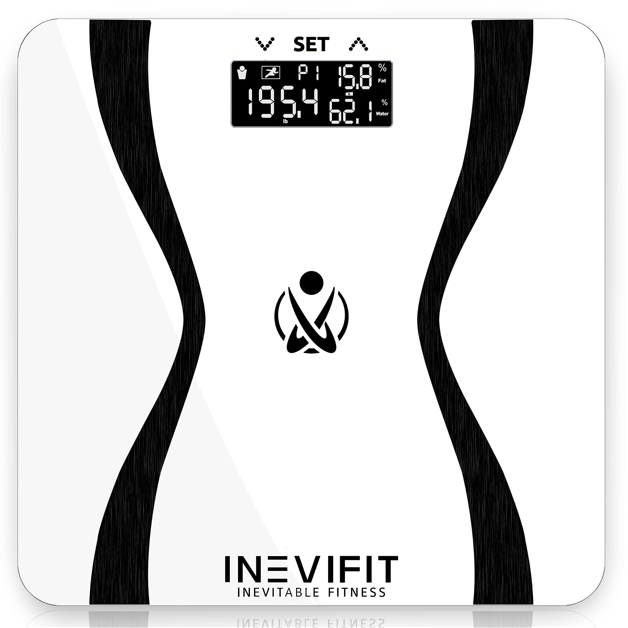 Inevifit Smart Body Fat Scale & Digital Food Scale Bundle - Accurate Body Composition Analyzer & Nutrition Tracking with BMI, Weight, Muscle Mass - Includes Batteries - Perfect for Home Gym & Healthy Cooking