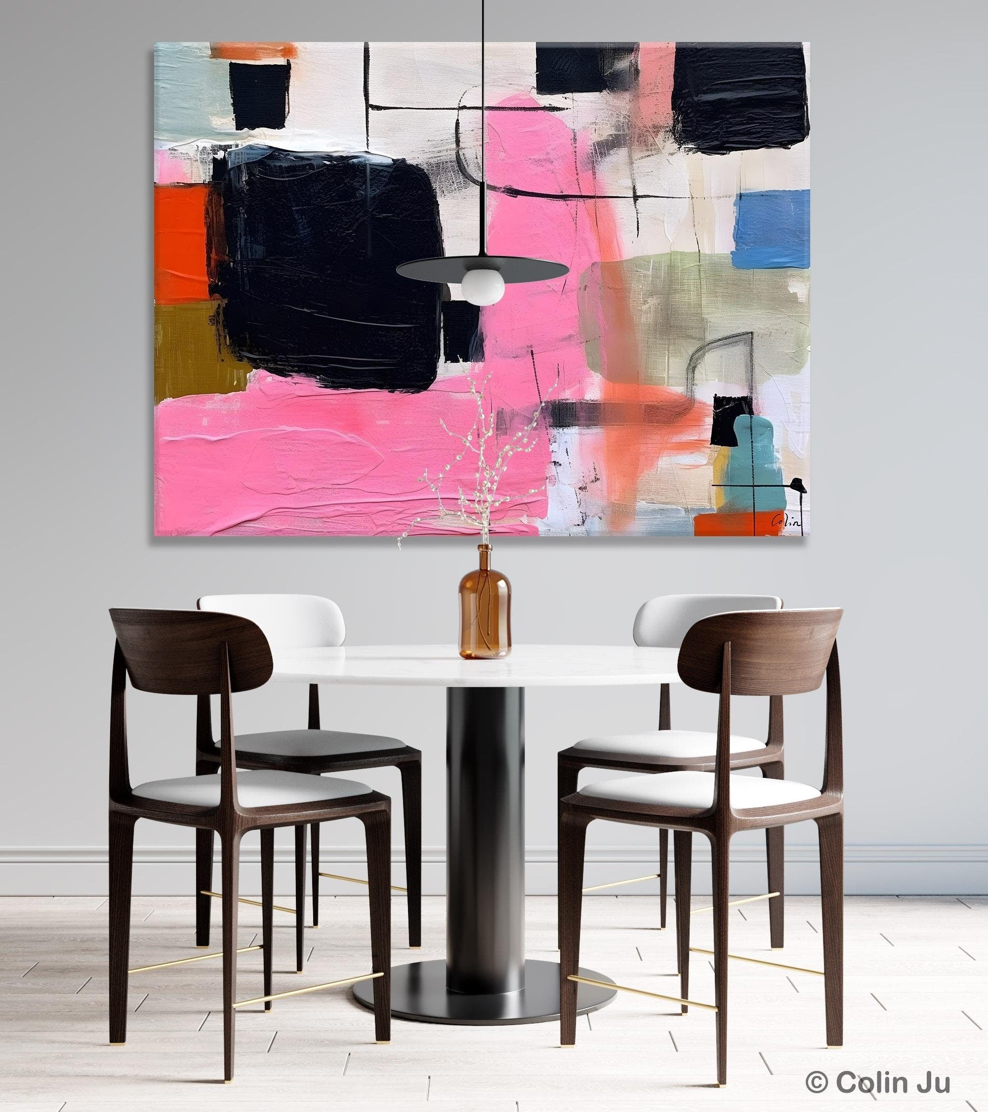 Extra Large Contemporary Abstract Canvas Painting - Modern Wall Art for Living Room, Bedroom & Office Decor | Original Handmade Artwork for Sale