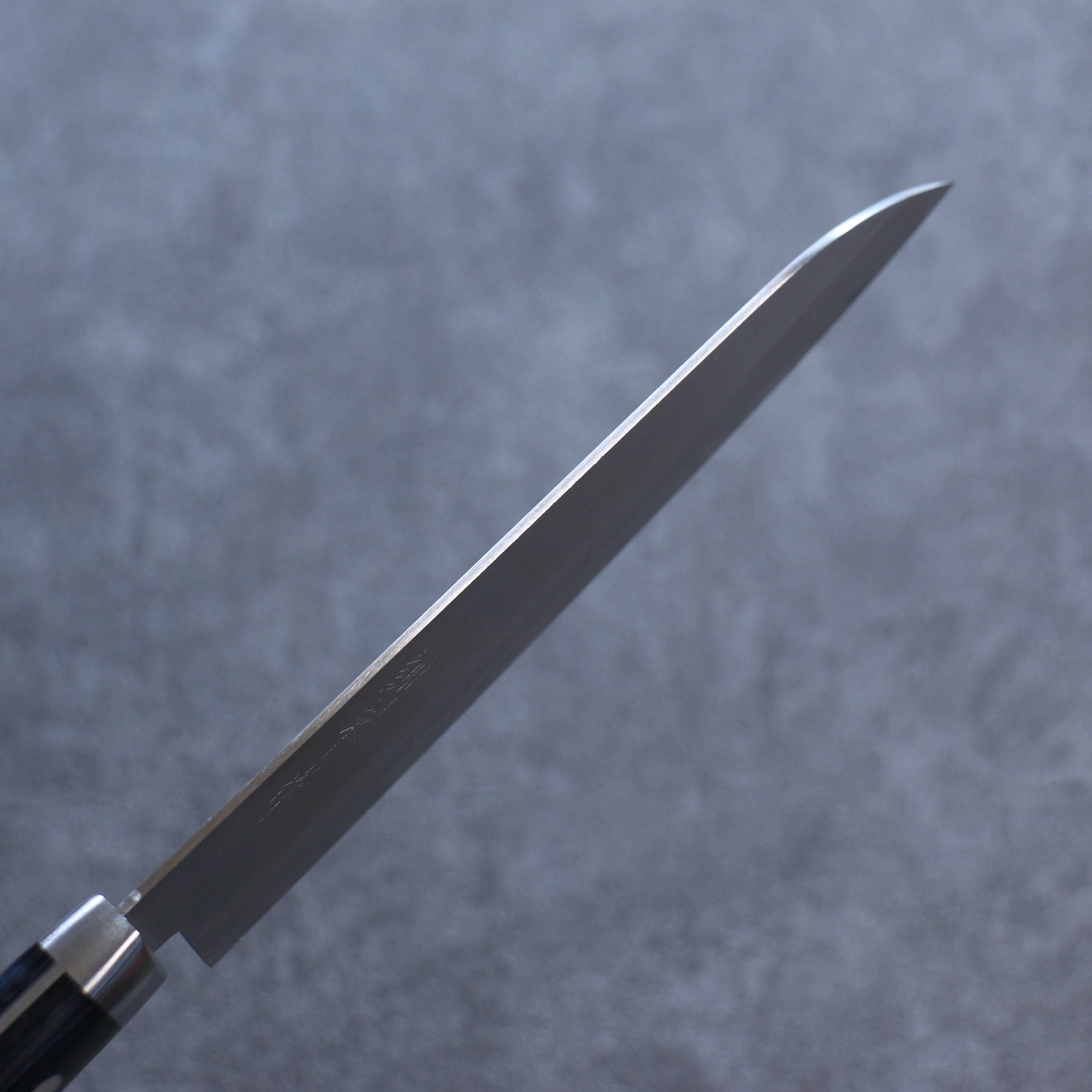 Premium Kunihira VG1 Santoku Knife 170mm - Japanese Migaki Finished Blade with Navy Blue Pakkawood Handle - Perfect for Slicing, Dicing & Chopping Vegetables, Meat & Fish in Professional & Home Kitchens