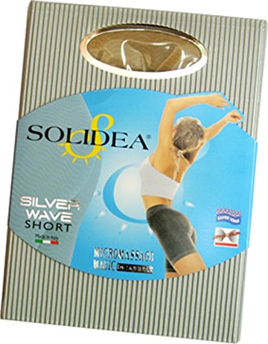 Solidea Medical 0353A5 Active Massage High Waist Shorts for Women - Medium & Large Sizes - Comfortable Hazelnut Color - Perfect for Postpartum Recovery, Workout & Pain Relief