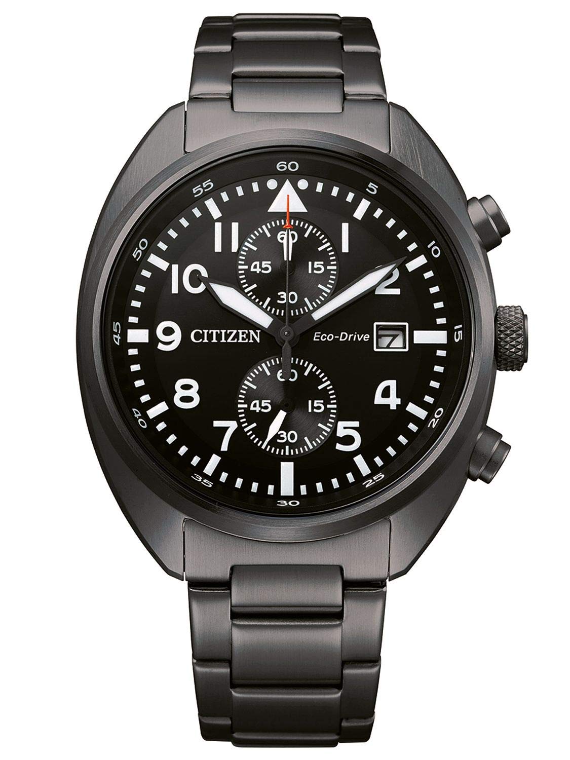 Citizen Men's Eco-Drive Chronograph Watch - Stainless Steel Waterproof Watch for Business, Casual & Outdoor Activities