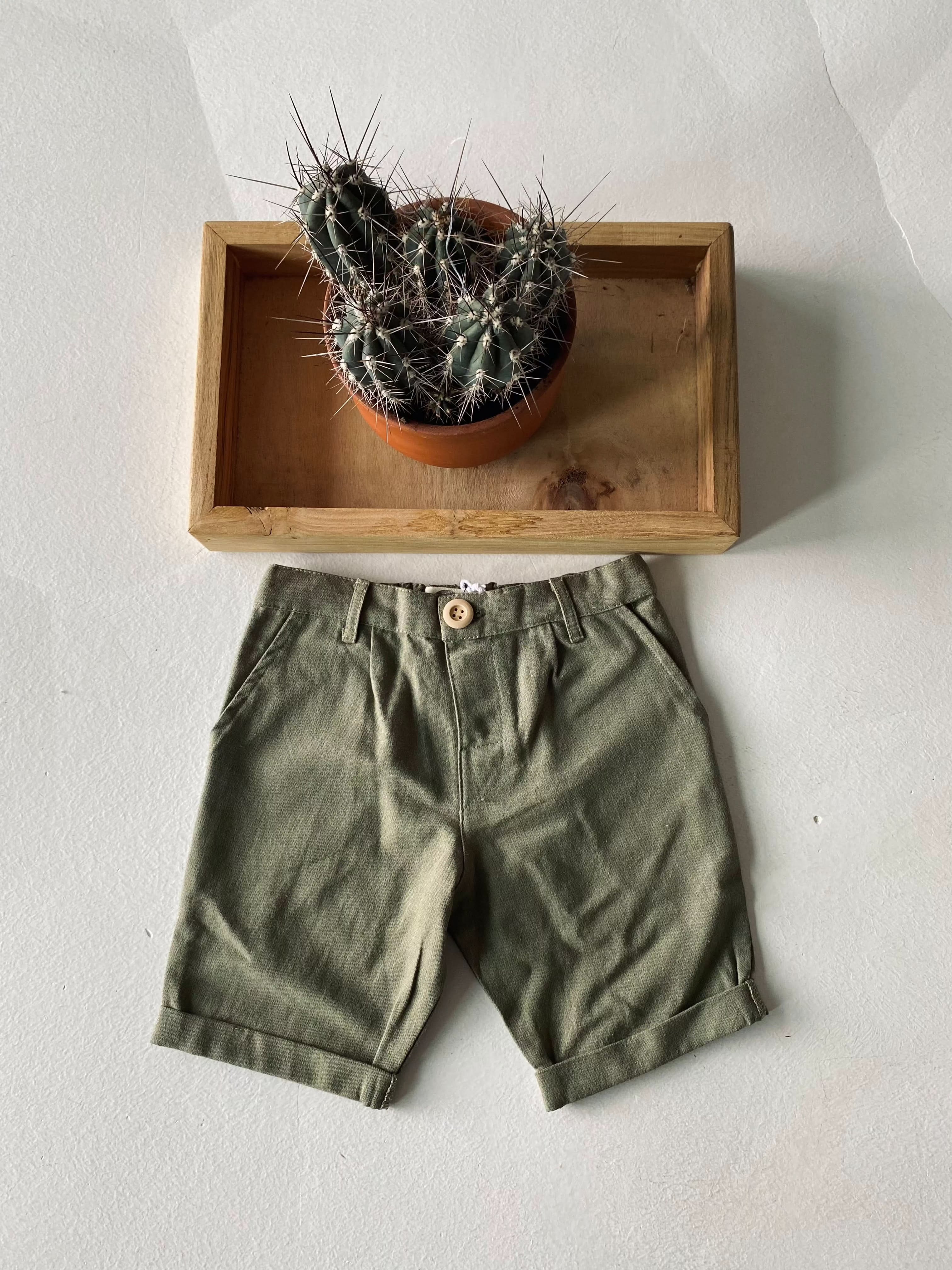 Boys' Linen Shorts for Kids Ages 3-9 | Comfortable Summer Shorts for Toddlers & Children | Perfect for Playtime, Beach & Outdoor Activities